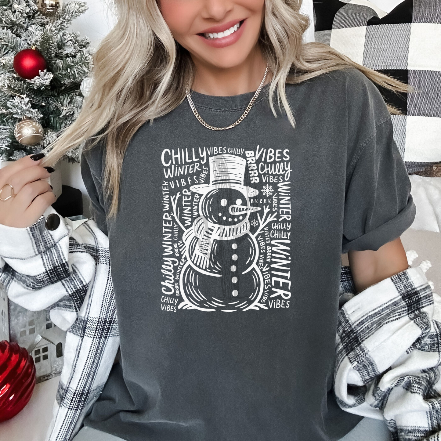 Snowman Sayings **DTF Transfer**