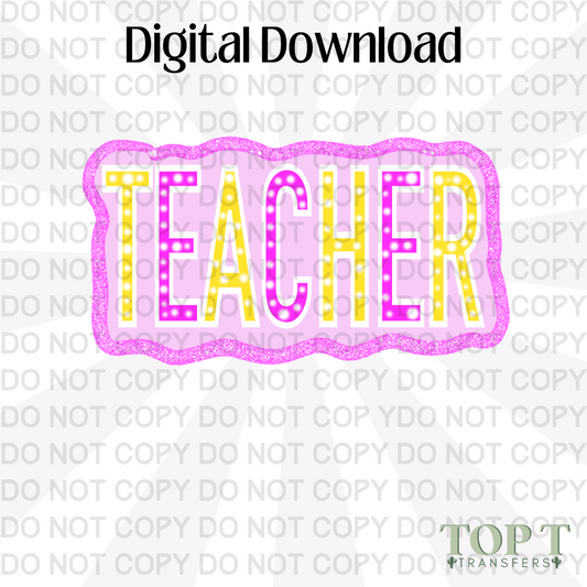 TEACHER (DIGITAL DOWNLOAD PNG)