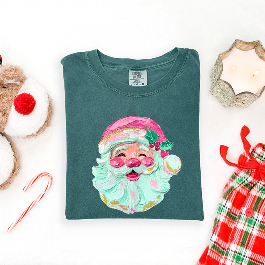 Faux Painted Santa **DTF Transfer**