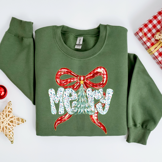 Merry Tree Coquette **DTF Transfer**