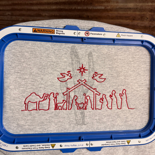 Nativity Scene Wholesale  - Embroidered Crewneck