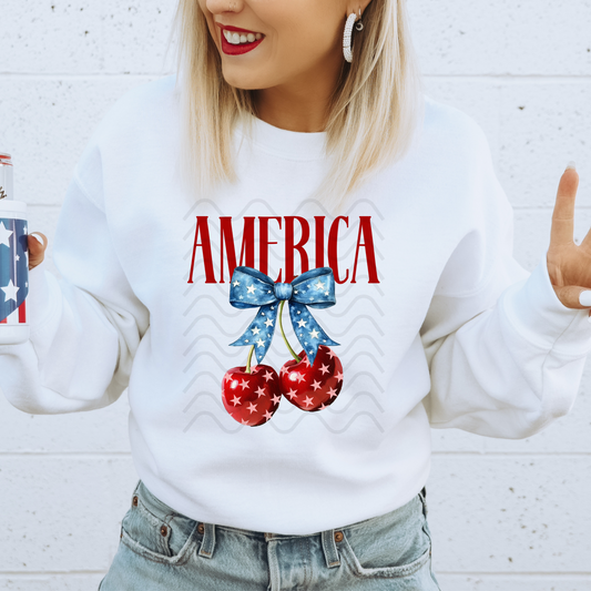 Freedom Cherries  **DTF Transfer**