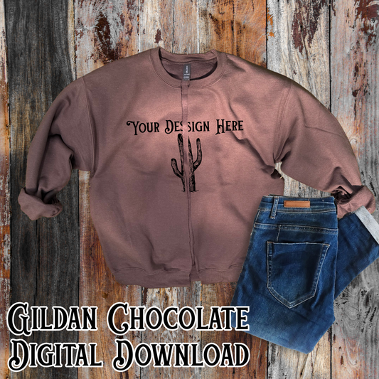 Cut Sweatshirt Trend **Blank Mockup** - Digital Download