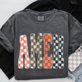Checkered Amen **DTF Transfer**
