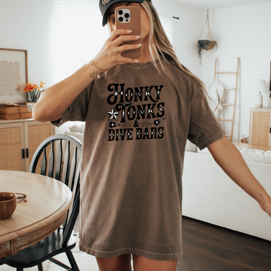 Honky Tonks & Dive Bars **DTF Transfer**