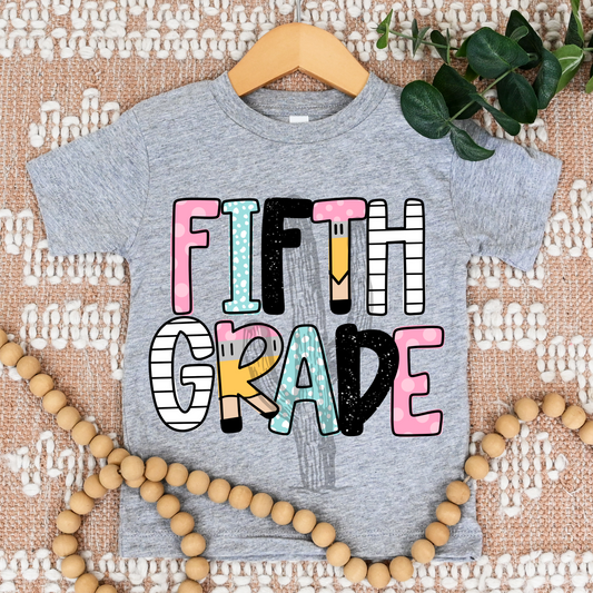 Fifth Grade  **DTF Transfer**