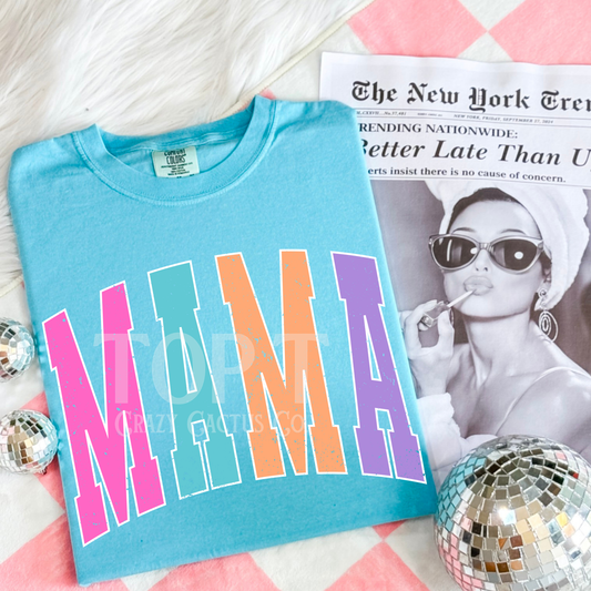 Colorful Mama - Comfort Color Graphic Tee