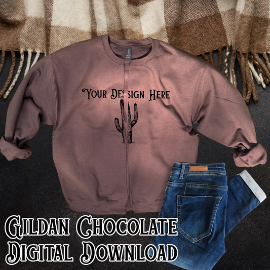 Cut Sweatshirt Trend **Blank Mockup** - Digital Download