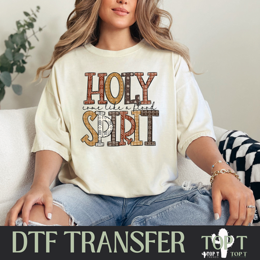 Holy Spirit I DTF Transfer I 2-5 Business Day TAT