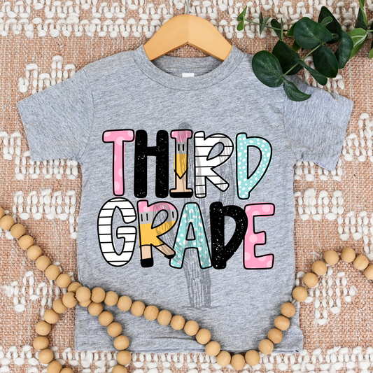 Third Grade  **DTF Transfer**