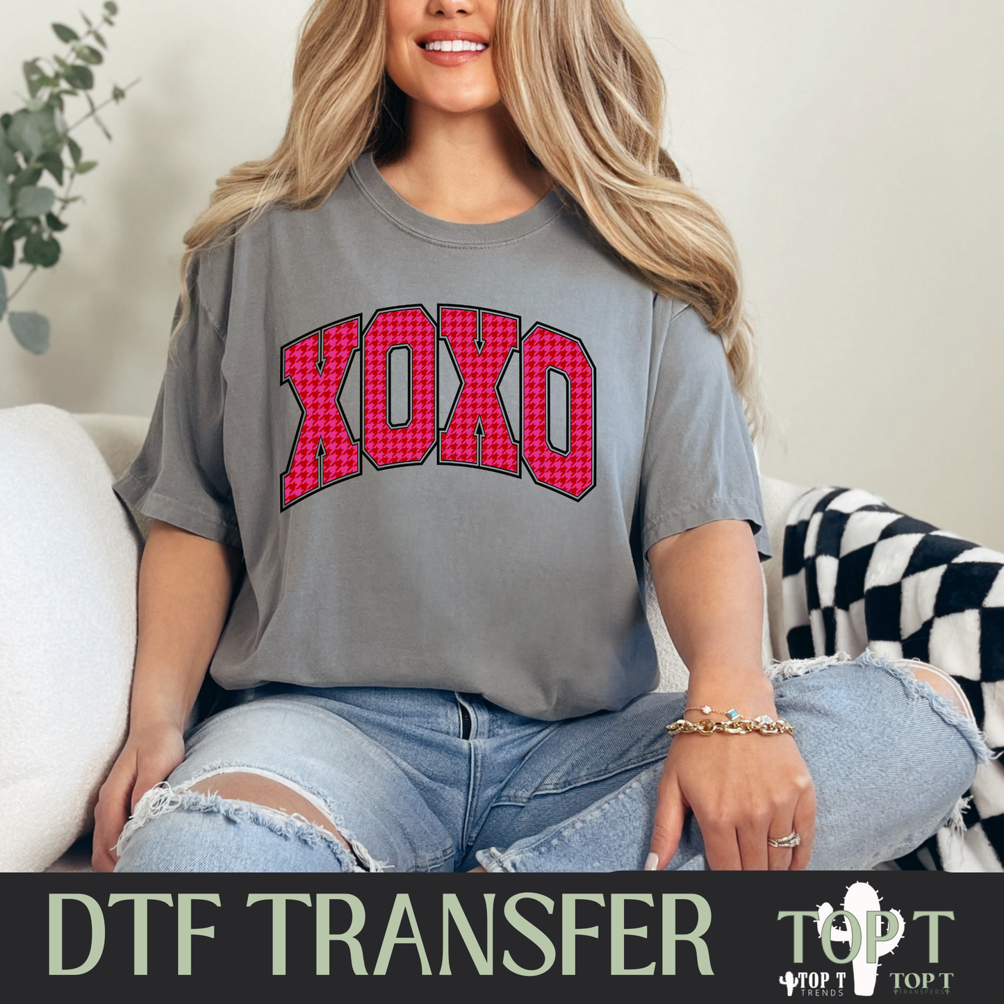 XOXO I DTF Transfer I 2-5 Business Day TAT