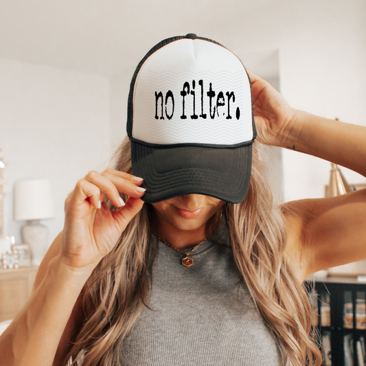 No Filter hat **DTF Transfer**
