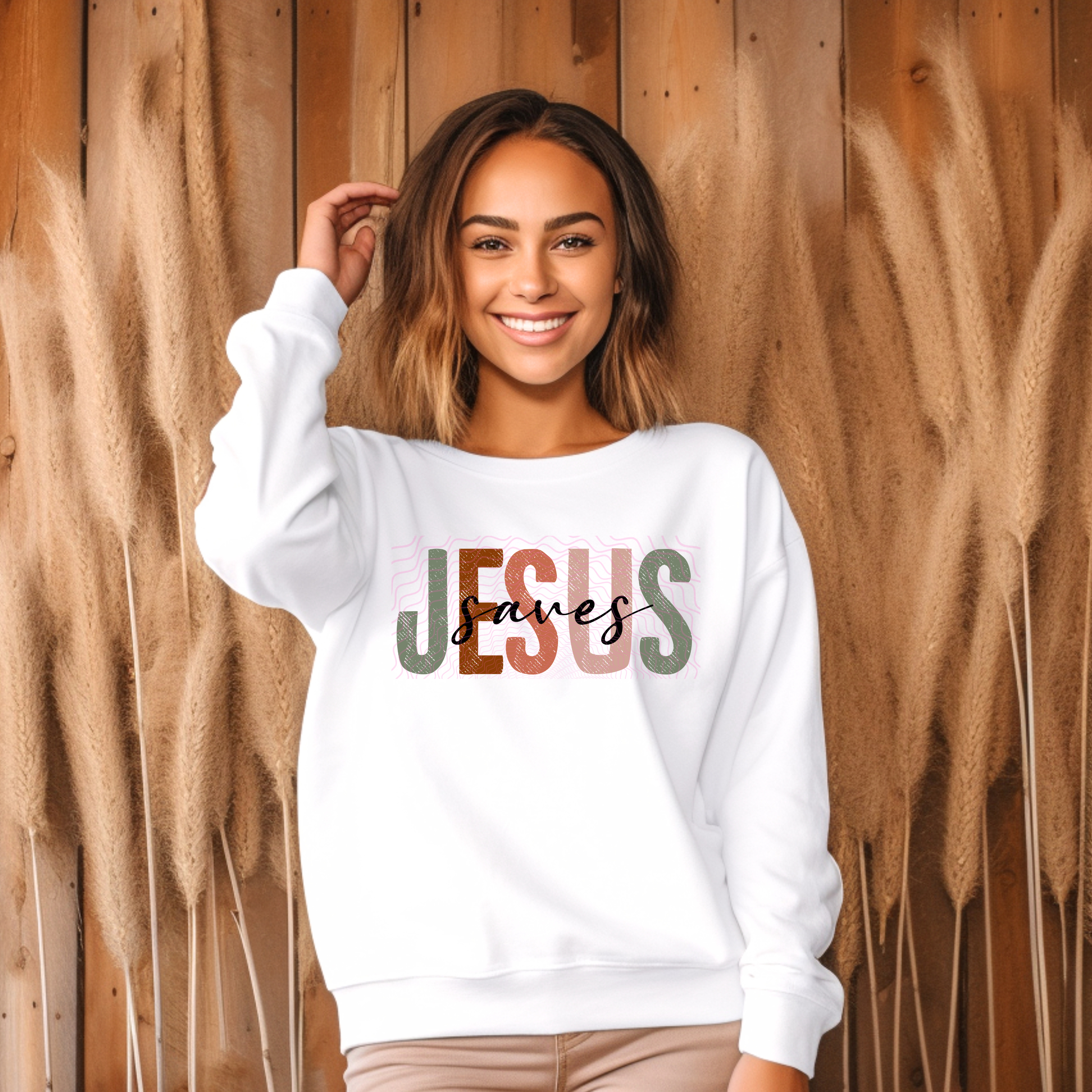 Jesus Saves **DTF Transfer**