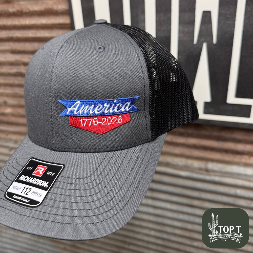 America 1776-2026 **Embroidered Hat**