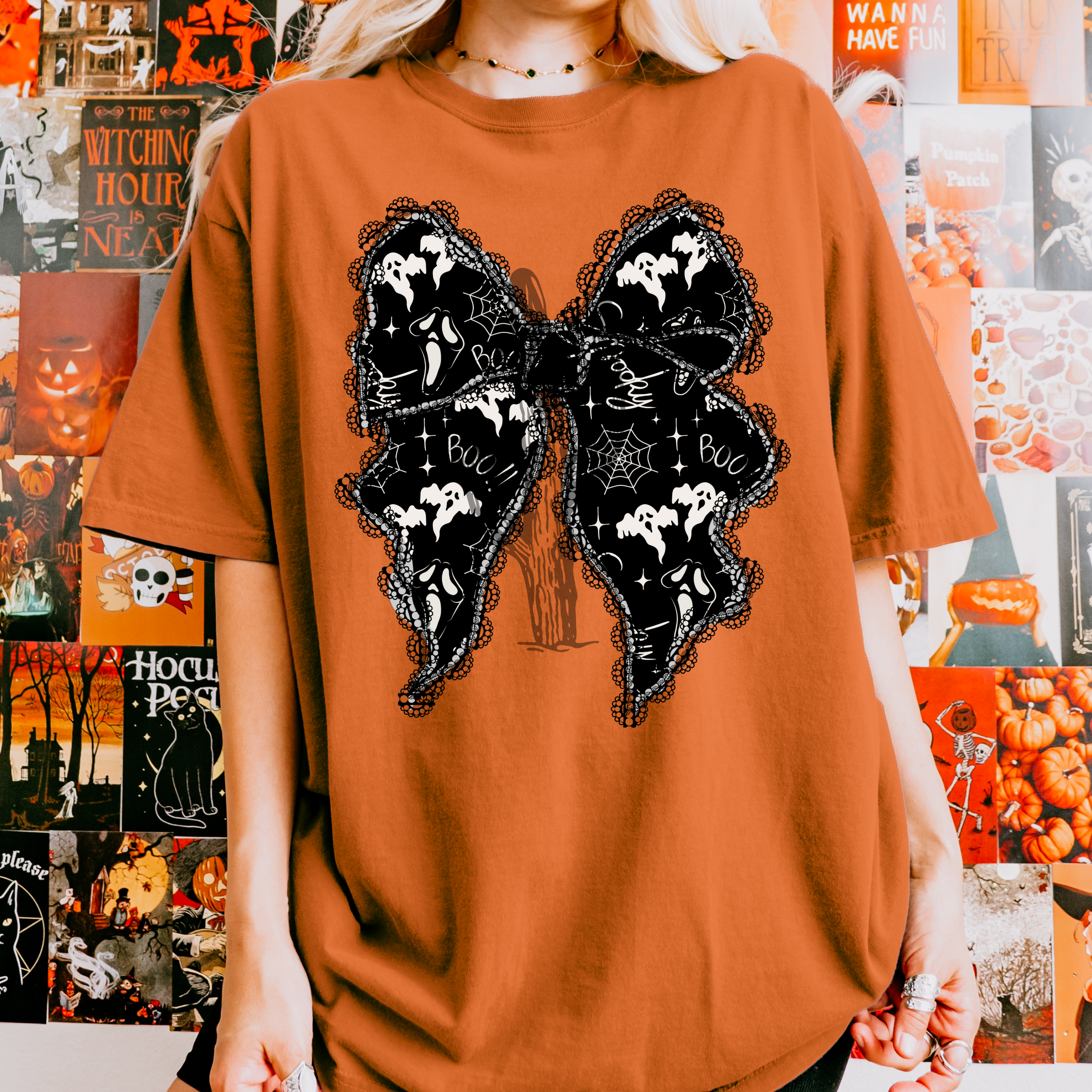 Halloween Bow **DTF Transfer**