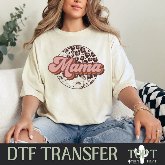 Retro Mama I DTF Transfer I 2-5 Business Day TAT