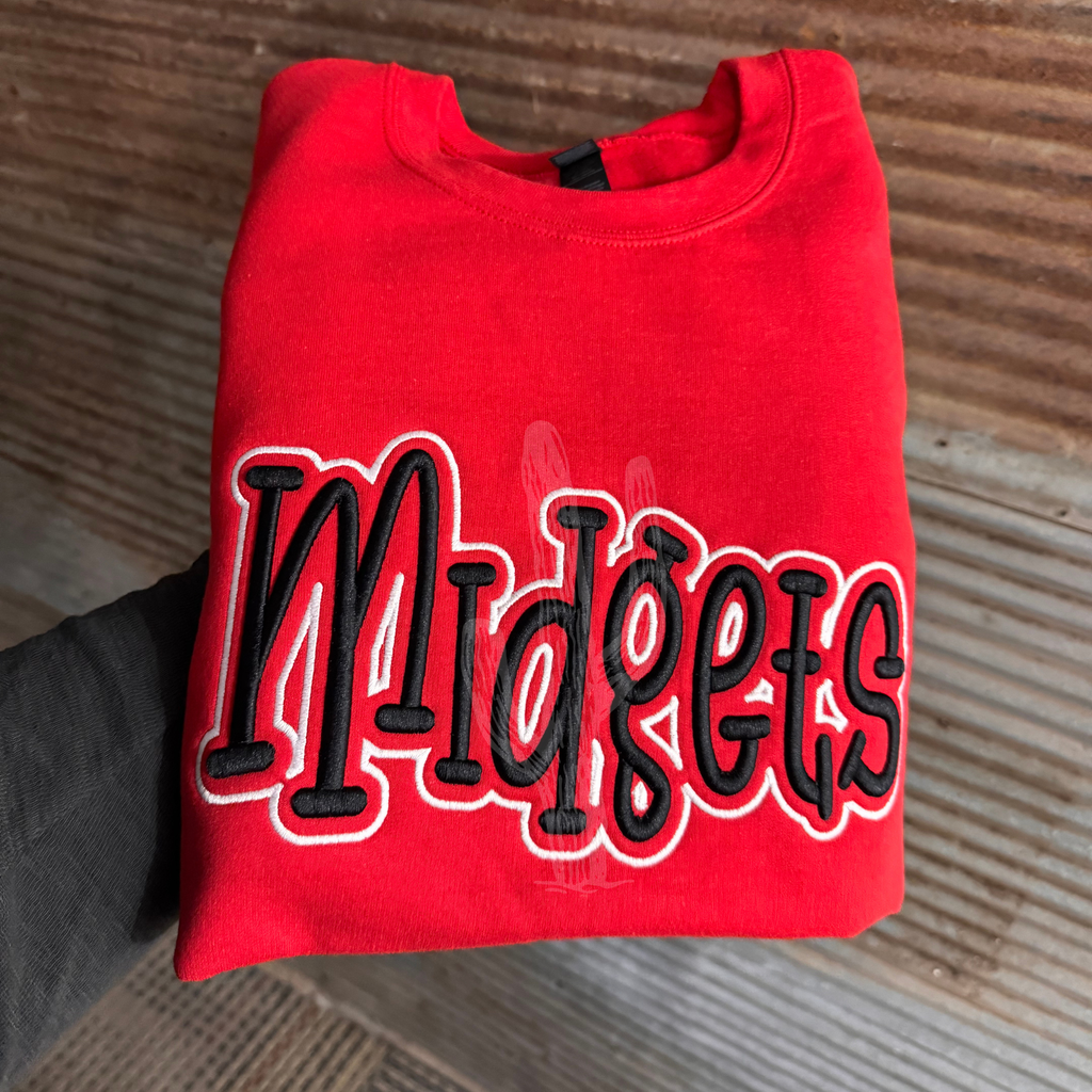 CUSTOM 3D Puff **Embroidered Crewneck**