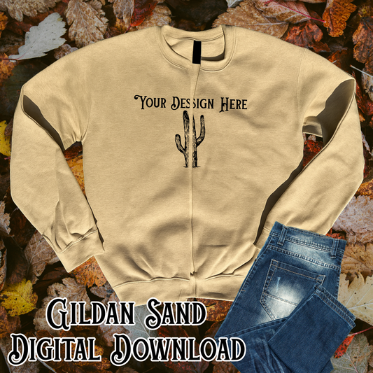 Cut Sweatshirt Trend **Blank Mockup** - Digital Download