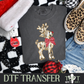 Reindeer I DTF Transfer I 2-5 Business Day TAT