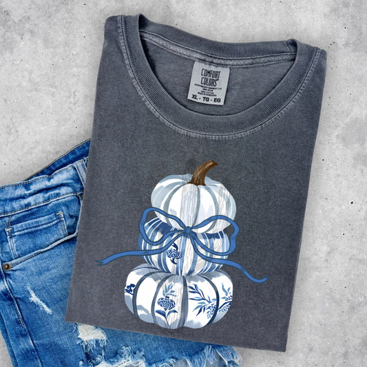 Blue Pumpkins **DTF Transfer**
