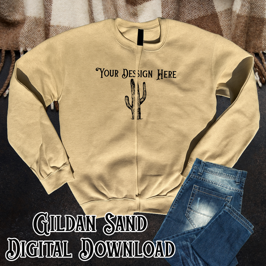 Cut Sweatshirt Trend **Blank Mockup** - Digital Download