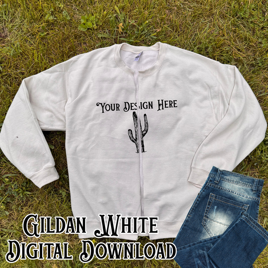 Cut Sweatshirt Trend **Blank Mockup** - Digital Download