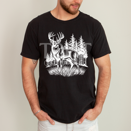 Buck - Comfort Color Graphic Tee