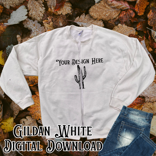 Cut Sweatshirt Trend **Blank Mockup** - Digital Download