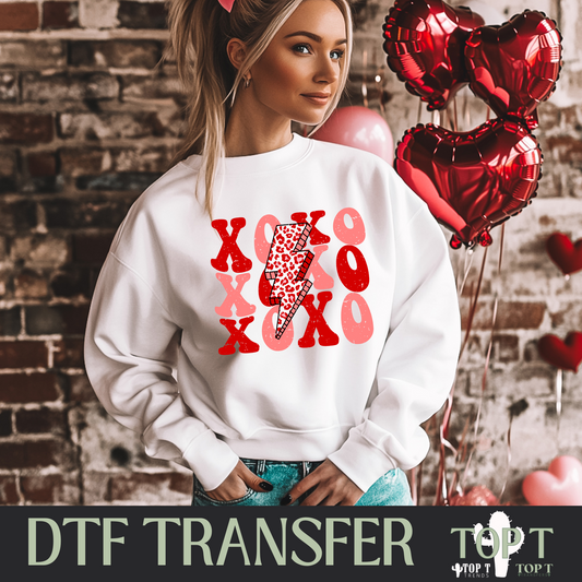 XOXO Bolt I DTF Transfer I 2-5 Business Day TAT