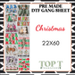 CHRISTMAS  (PRE MADE DTF GANG SHEET - 2-5 business day TAT)