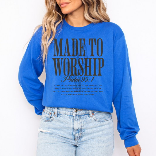 Made To Worship **DTF Transfer**