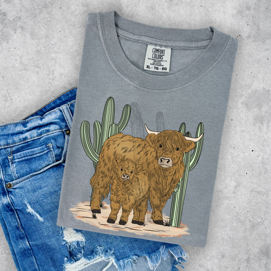 Highland Cactus **DTF Transfer**