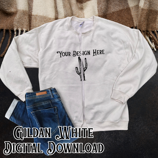 Cut Sweatshirt Trend **Blank Mockup** - Digital Download