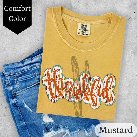 Thankful - Comfort Color Graphic Tee