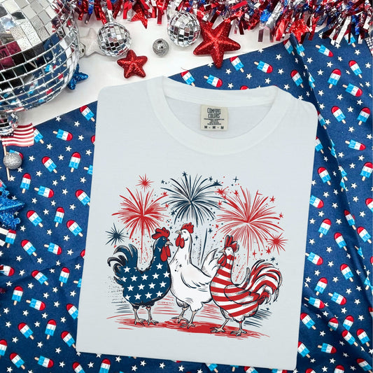 American Chickens **DTF Transfer**
