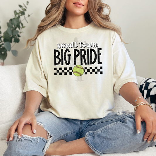 Small Town Big Pride Softball **DTF Transfer**