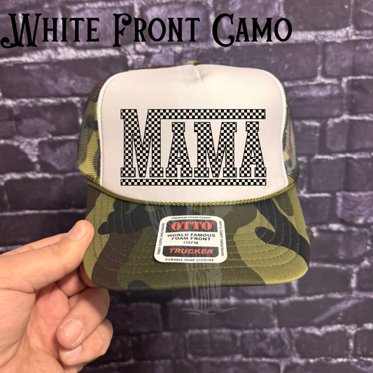 Checkered Mama  - OTTO "Trucker" Hat