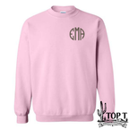 Custom Monogram **Embroidered Crewneck**