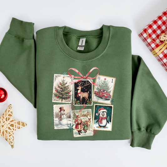 Christmas Stamps **DTF Transfer**