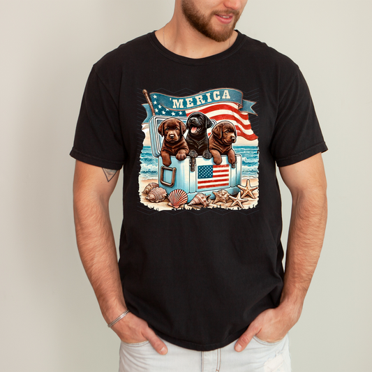 'Merica Pups **DTF Transfer**