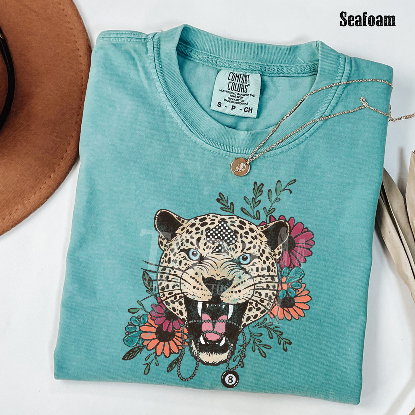 Retro Leopard - Comfort Color Graphic Tee