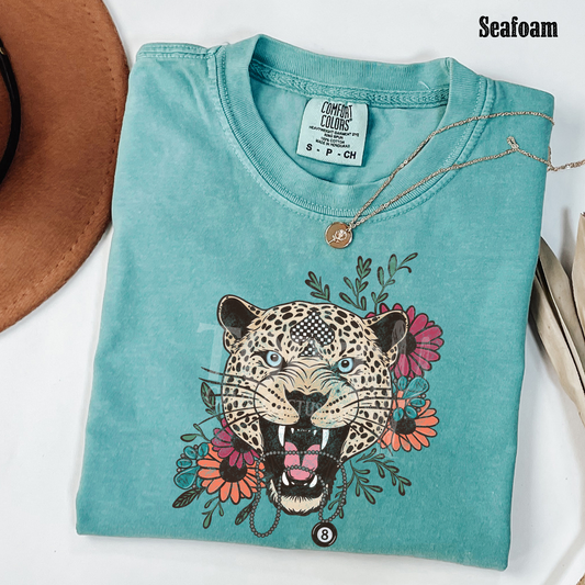 Retro Leopard - Comfort Color Graphic Tee