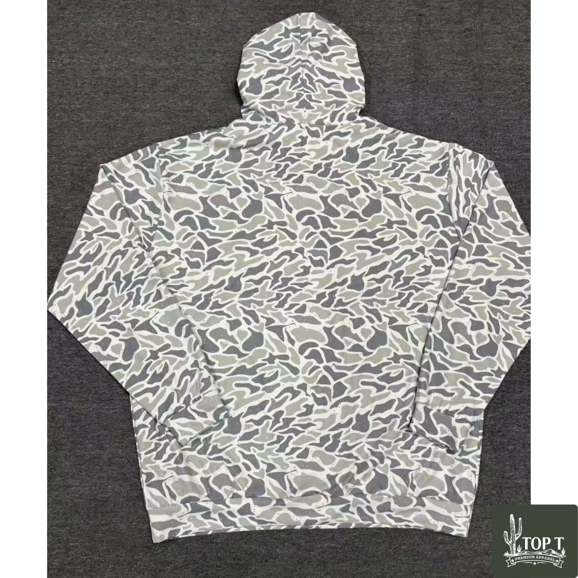 Old School Duck Camo Light Weight Hoodie **Top T Exclusive**