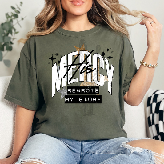 His Mercy Rewrote my Story **DTF Transfer**