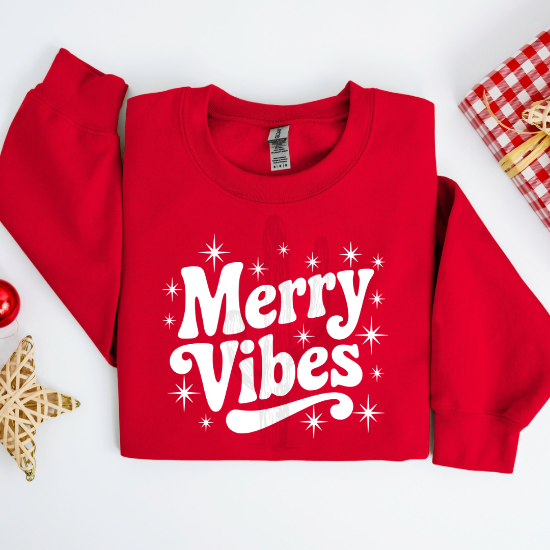 Merry Vibes **DTF Transfer**