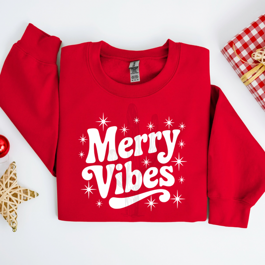 Merry Vibes **DTF Transfer**
