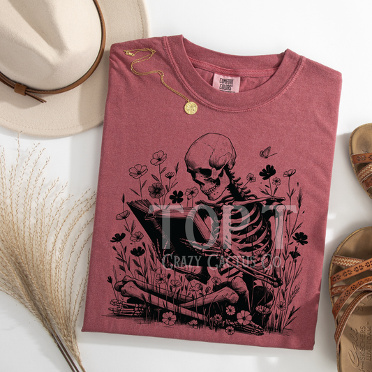 Skelly Reader - Comfort Color Graphic Tee