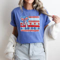 Polka Dot Floral Flag **DTF Transfer**