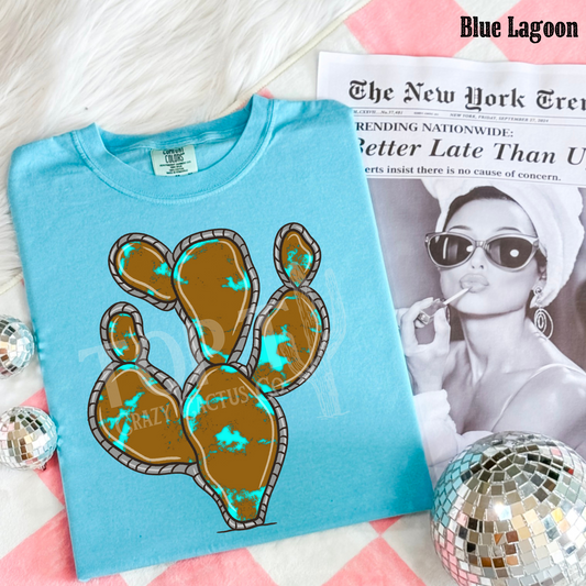 Western Cactus - Comfort Color Graphic Tee