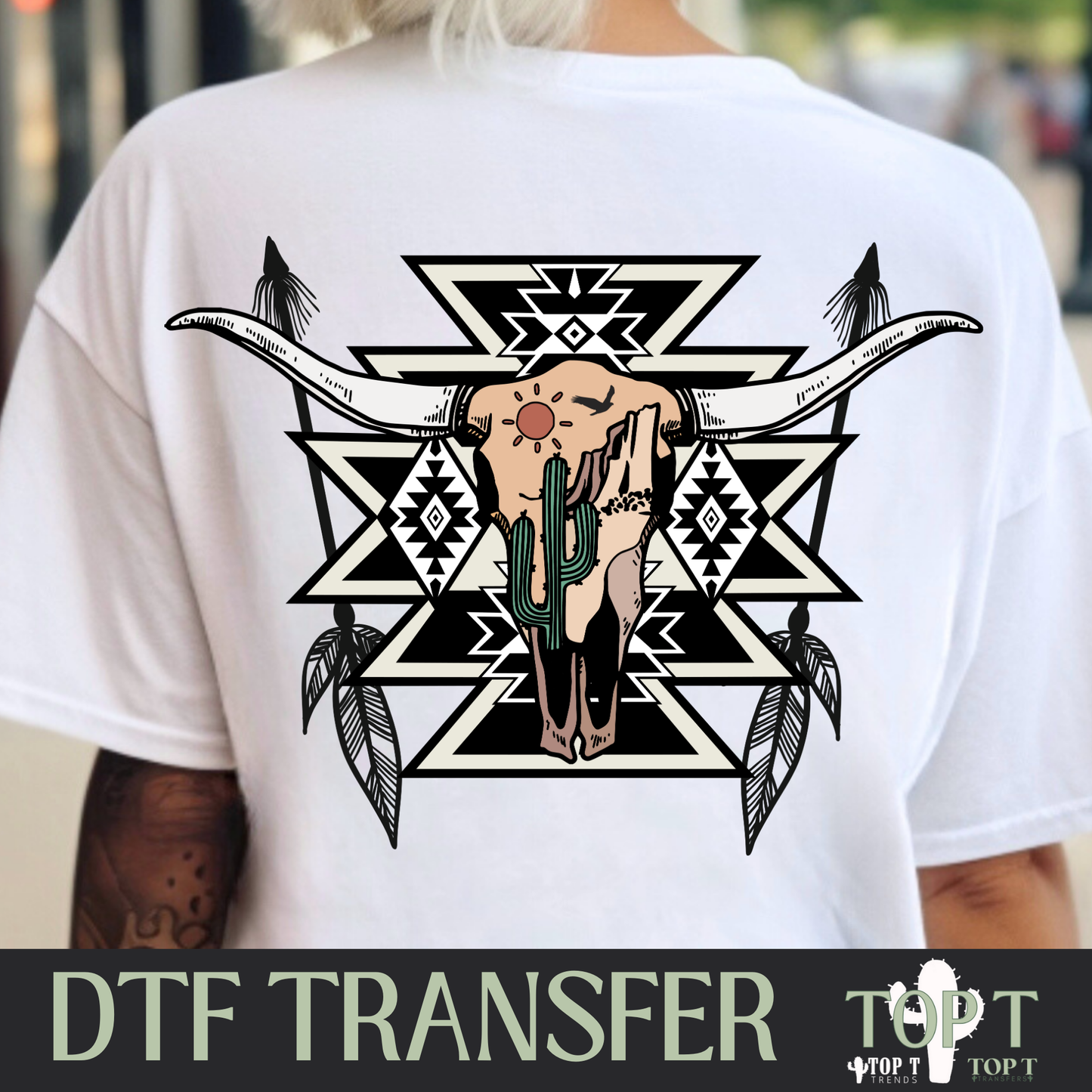 Western Aztec I DTF Transfer I 2-5 Business Day TAT